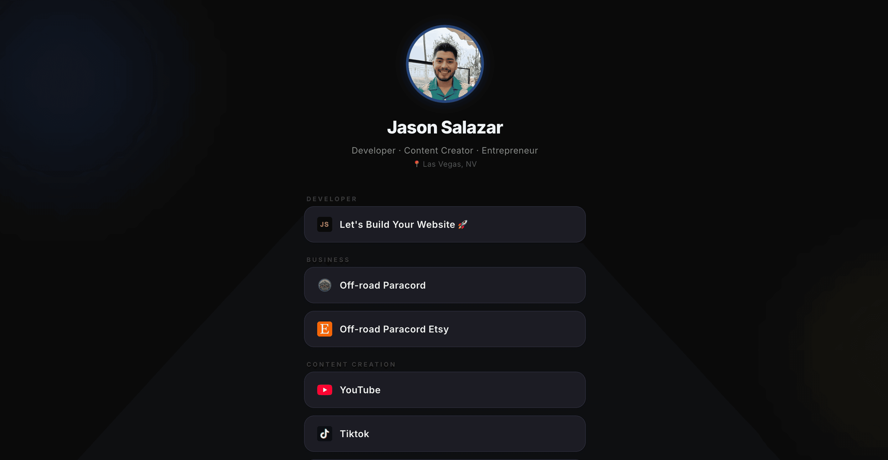 Jason Salazar Links — Personal Link Hub